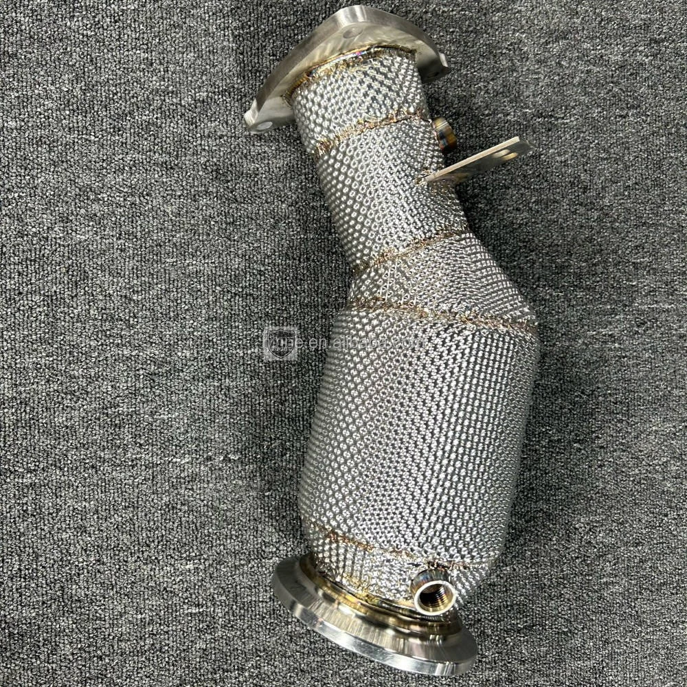 Leistungsstarkes Downpipe mit Katalysator für Land Rover Defender 3.0T PT306 Turbo Edelstahl-Auspuffkrümmer – Detail 7