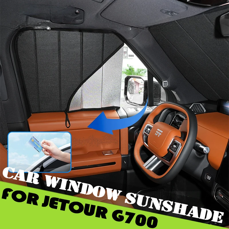 

Солнцезащитный козырек на окно автомобиля, подходит для Chery JETOUR G700 2025 2026, модифицированный автомобильный уличный солнцезащитный козырек, теплоизоляционный солнцезащитный козырек