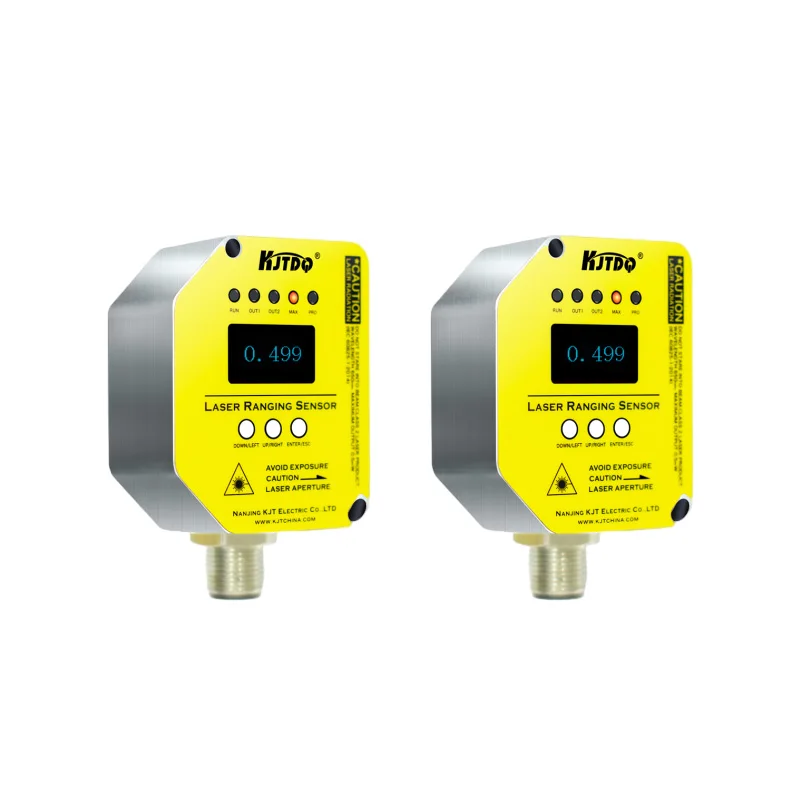 KJT Best Sell IP67 0~5 Meters Distance RS485 High-precision Accuracy 1.5 mm 10-30V DC Meauring  Ranging Displacement Sensor