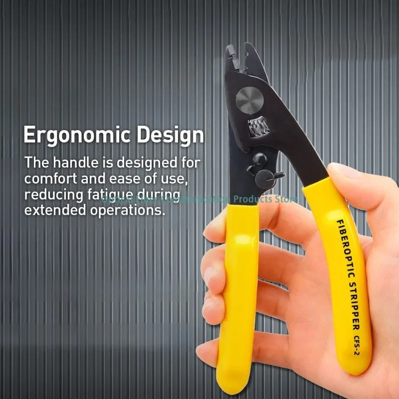 CFS-2 Series Dual Hole Precision Fiber Stripper Pliers Efficient Fiber Stripping Tool for FTTH Maintenance Pliers