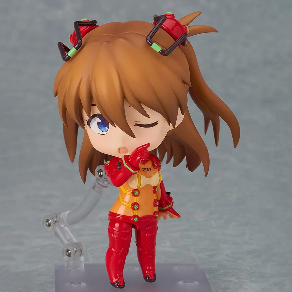 شركة Good Smile الأصلية بنسبة 100% Nendoroid ( # 2810) Evangelion Shin Gekijouban: Ha Souryuu Asuka Langley Test Suit Ver.