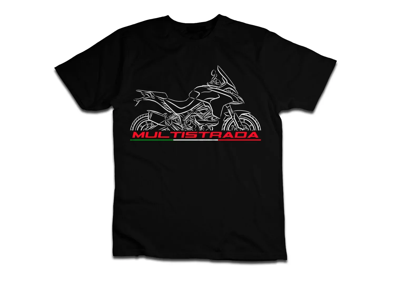 

2024 Men T Shirt Casual Ducatis Multistrada V2 Motorcycle for Adventure Riders T-shirt Graphic Summer 100% Cotton S-3XL Cool Tee