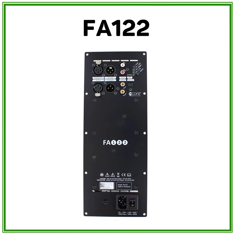 For Hypex 125W Fusion Backplane Power Amplifier HiFi Electronic Frequency Division NCore FA122