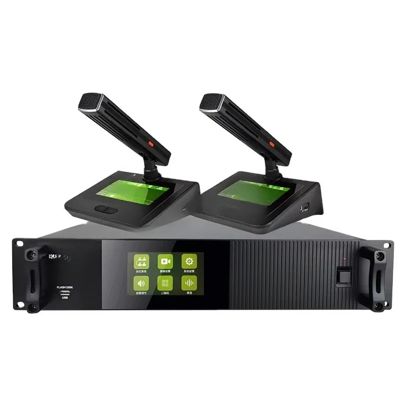 Optimized Performance Professional Conference System, Wired Wireless Microphone Heart-Shaped Durable Metal