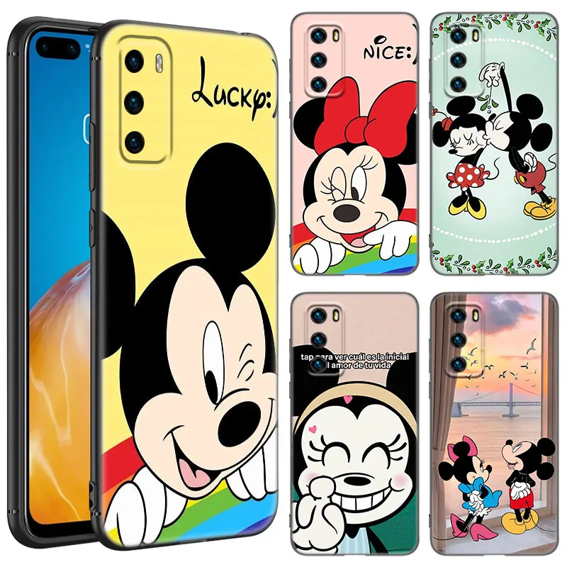 MMickey Minnie Phone Case For Huawei Pura 70 Ultra P20 P30 P40 Lite P60 Art P50 Pro P50E P Smart 2018 2019 2020 2021