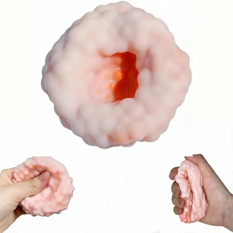 Stress Ball Fidget Sensory Moldable Squeeze Balls Soft Stretchy Stress Relief Toy For Office Desk