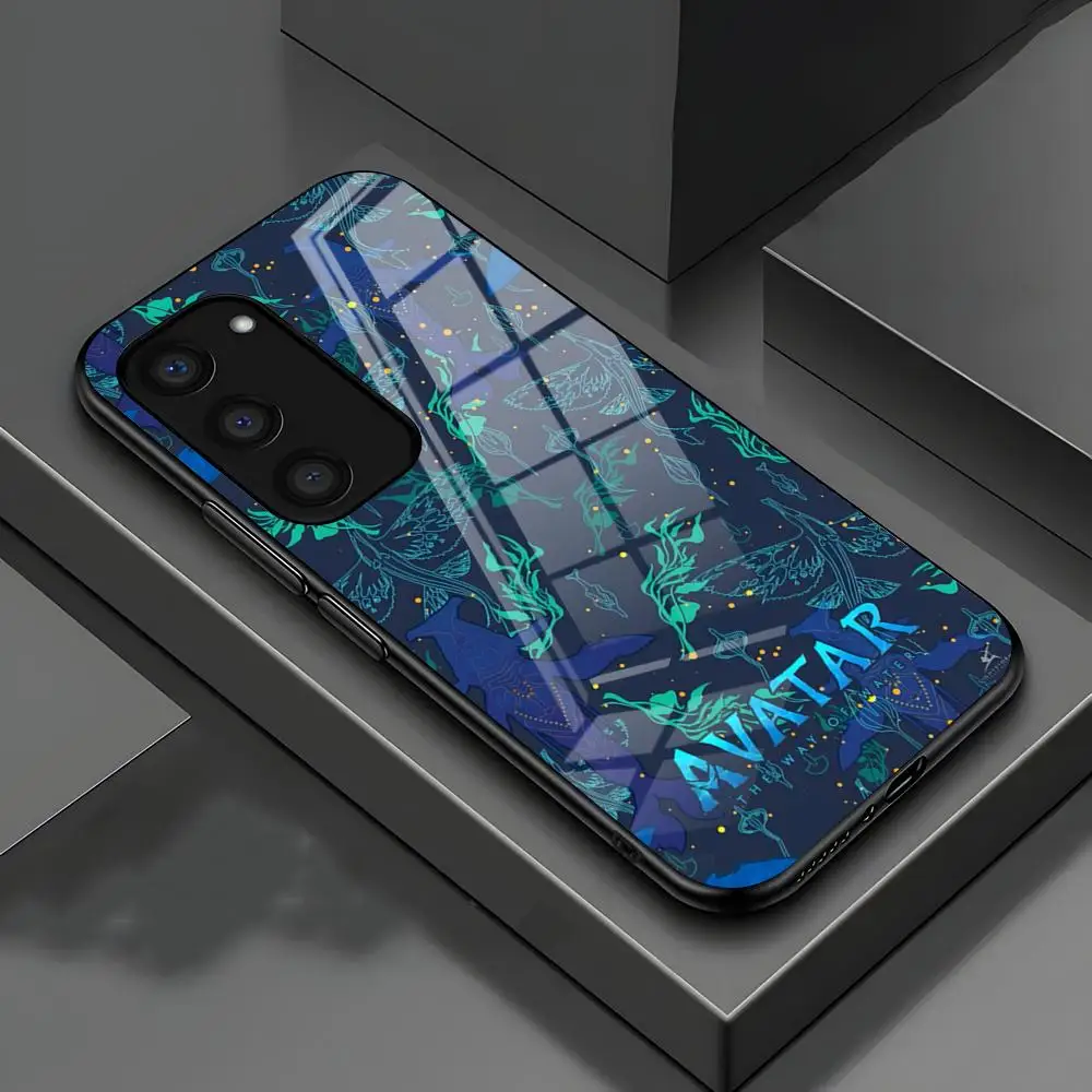 A-Avatar Hot Movie Phone Case For Samsung S26 S25 S24 FE S23 S22 S21 Plus S20 Ultra Note20Ultra Black Glass Cover