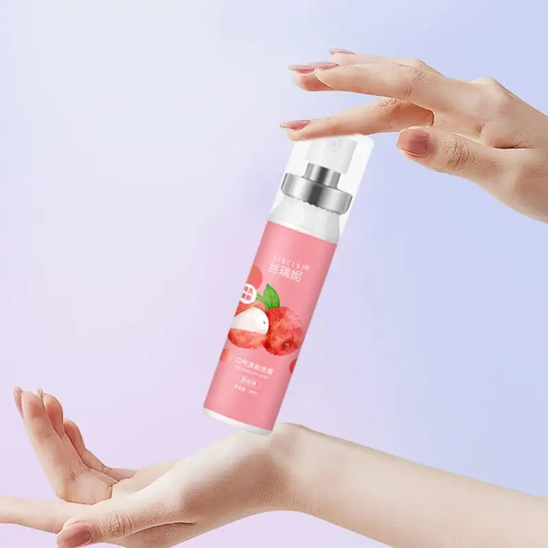 20Ml Ademverfrissers Vers Fruit Smaak Orale Spray Blijft Vers Om Halitose Perziken Mint Smaak Mondverzorgingsspray Te Verwijderen