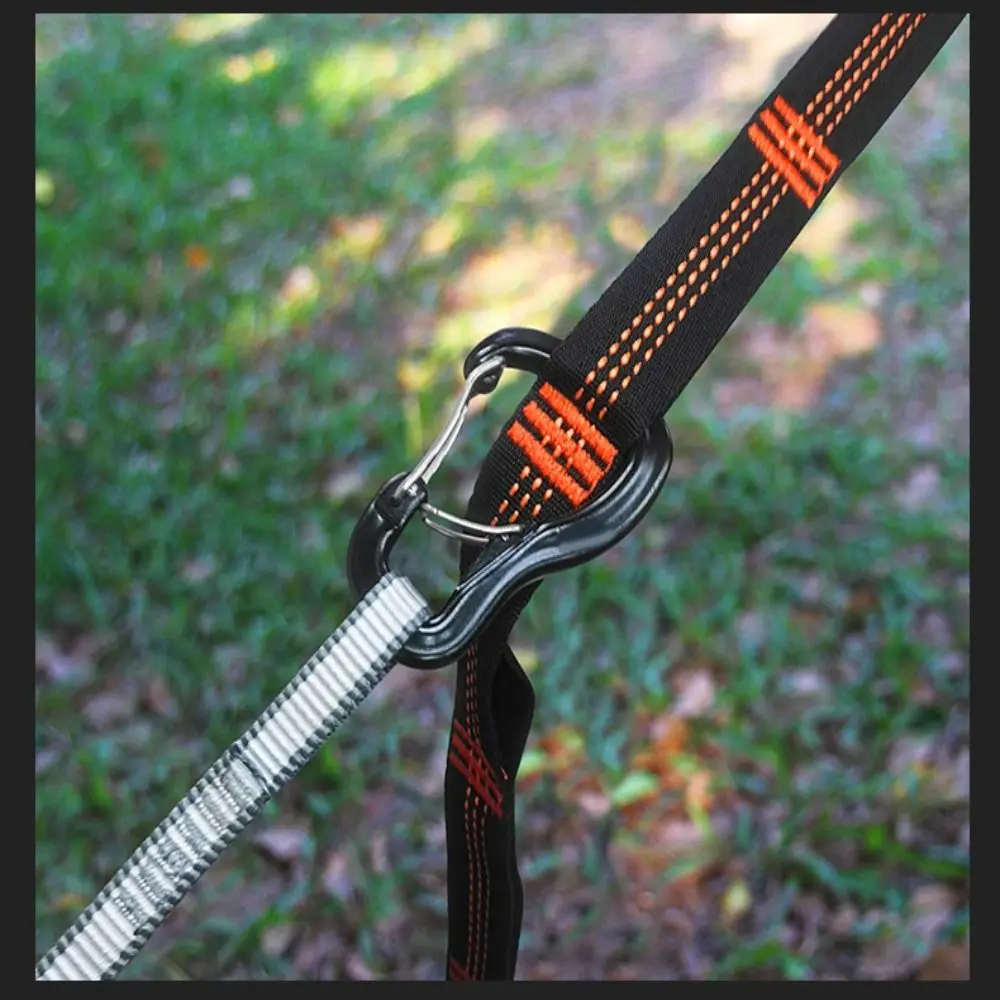 Karabinerhaken aus Aluminiumlegierung, multifunktional, robust, mit Schnellverschluss, für Hängematten, Outdoor – Detail 5