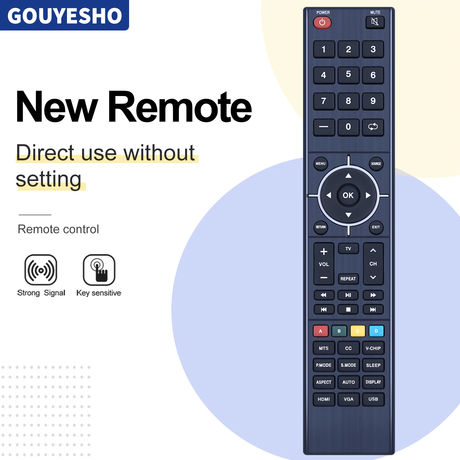 

Новый пульт дистанционного управления 845-049-03B05 для Seiki TV SE65UY04 SE58UY06