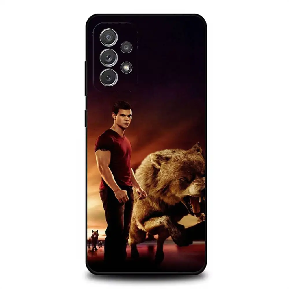 حافظة هاتف إدوارد جاكوب T-Twilight لهاتف سامسونج S 25,24,23,22,30,21,10,9,Ultra,Plus,Lite,FE,4,5G حافظة ناعمة سوداء