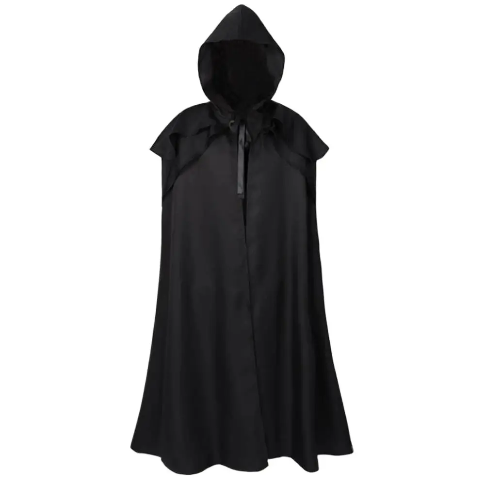 

Cosplay Medieval Men Costumes Knight Pirate Prince Gothic Retro Hooded Cloak Capes Long Robes Jackets Coat Carnival Halloween