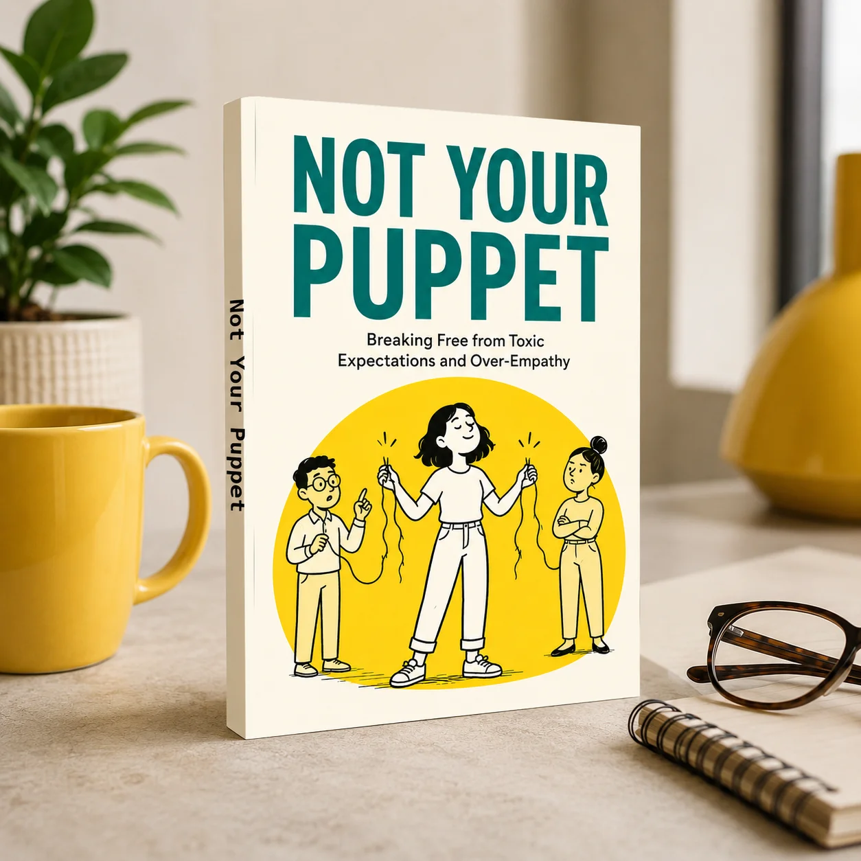 Not Your Puppet Book: A Guide for Women to Let Go of Harmful Expectations, End Overempathy and Take Back Their Life