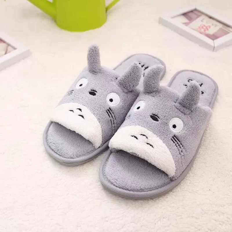 Comemore Cute Cartoon House Slippers Women Men Couples Home Slipper for Indoor House Bedroom Flat Comfortable Warm Winter Shoes