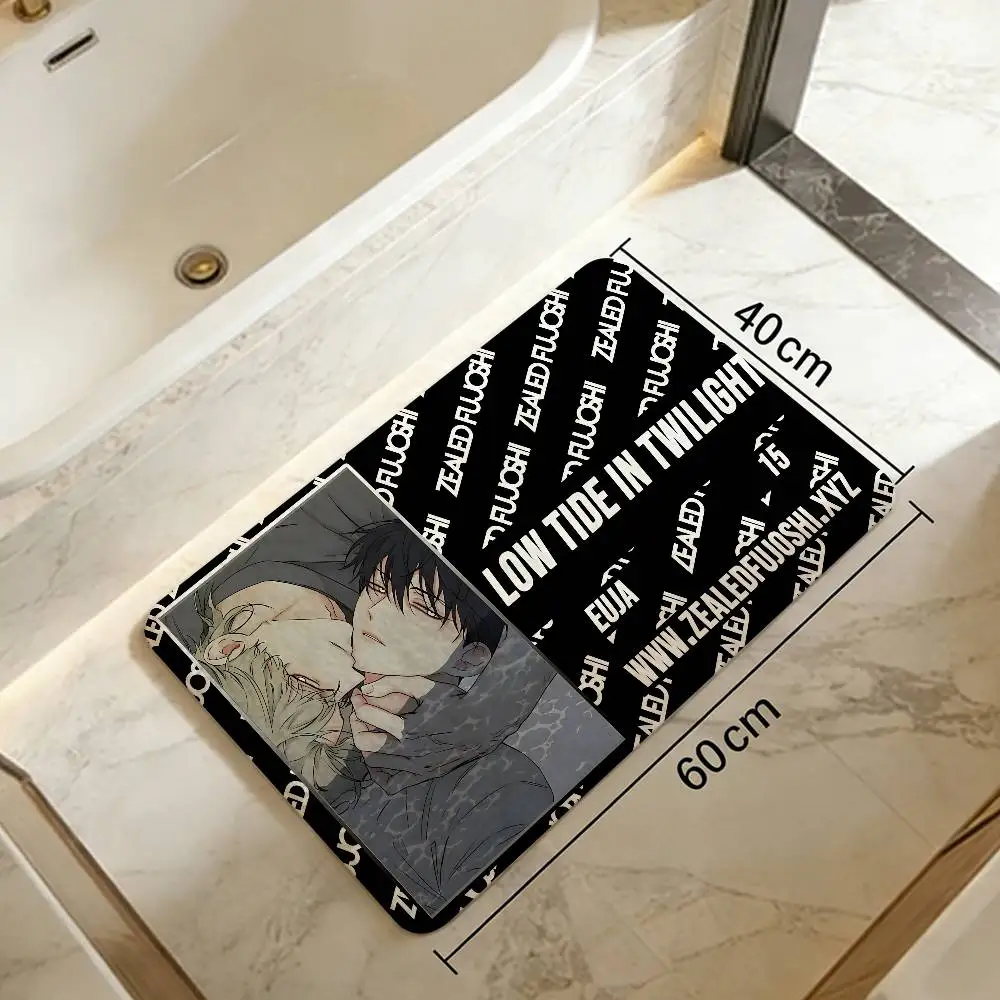 Comic Low Tide In T-Twilights Entrance Door Mat Nordic Style Home Doormat Bathroom-Toilet Mats Bedroom Hotel Decor Mat
