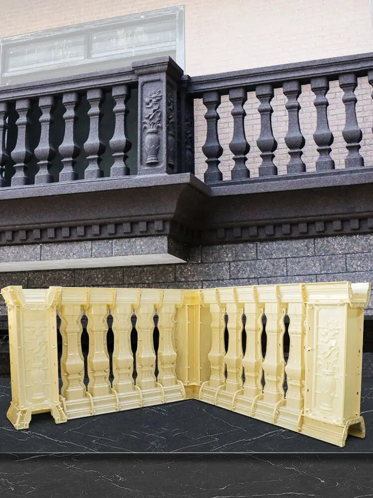

Balcony Roman column guardrail model Cement vase column Villa fence column Building formwork Plastic