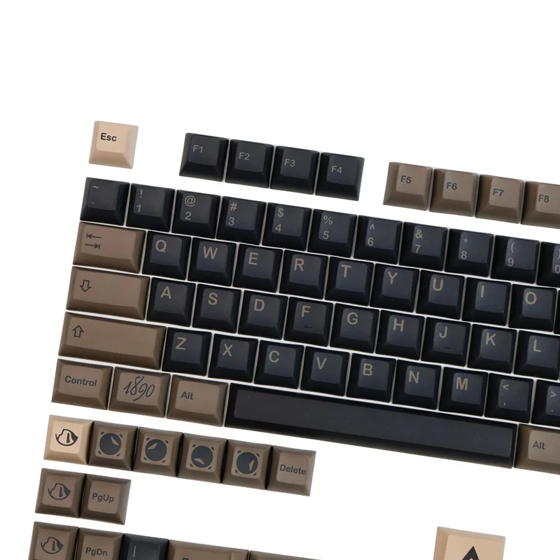 GMK Boulder-teclas de sublimación para teclado mecánico GH60/GK61/GK64, Material PBT, perfil KCA, 140 teclas