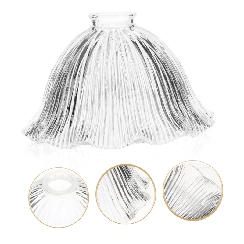 Small Flower Lampshades Wall Light Pendant Fixture Cover Home Lighting Fixture Glass Lamp Shade Lighting Accessory 
