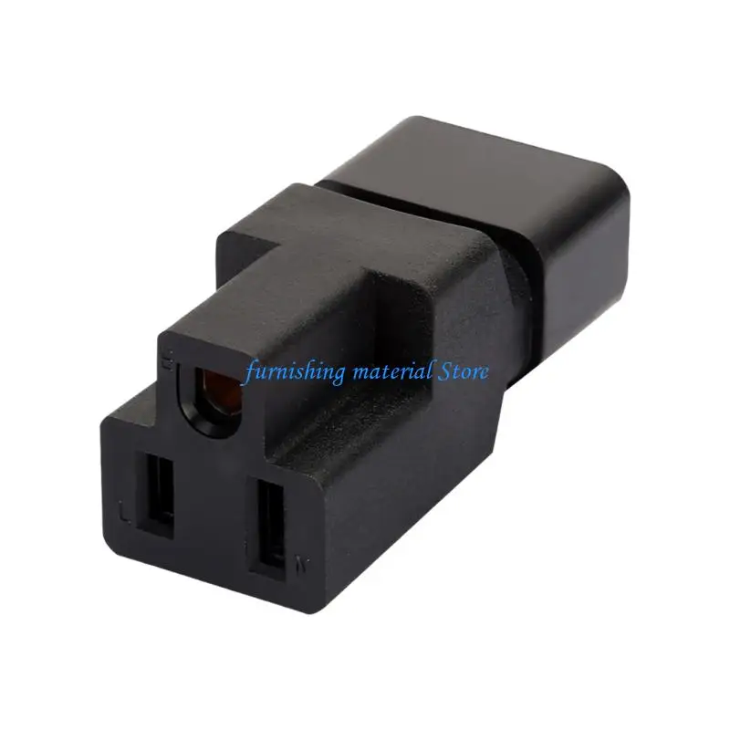 

Y5GD Tool Easy Installation C14 to 5 15R Power Adapters with High Heat Resistance Flame Retardant Nylon for Safe Operation