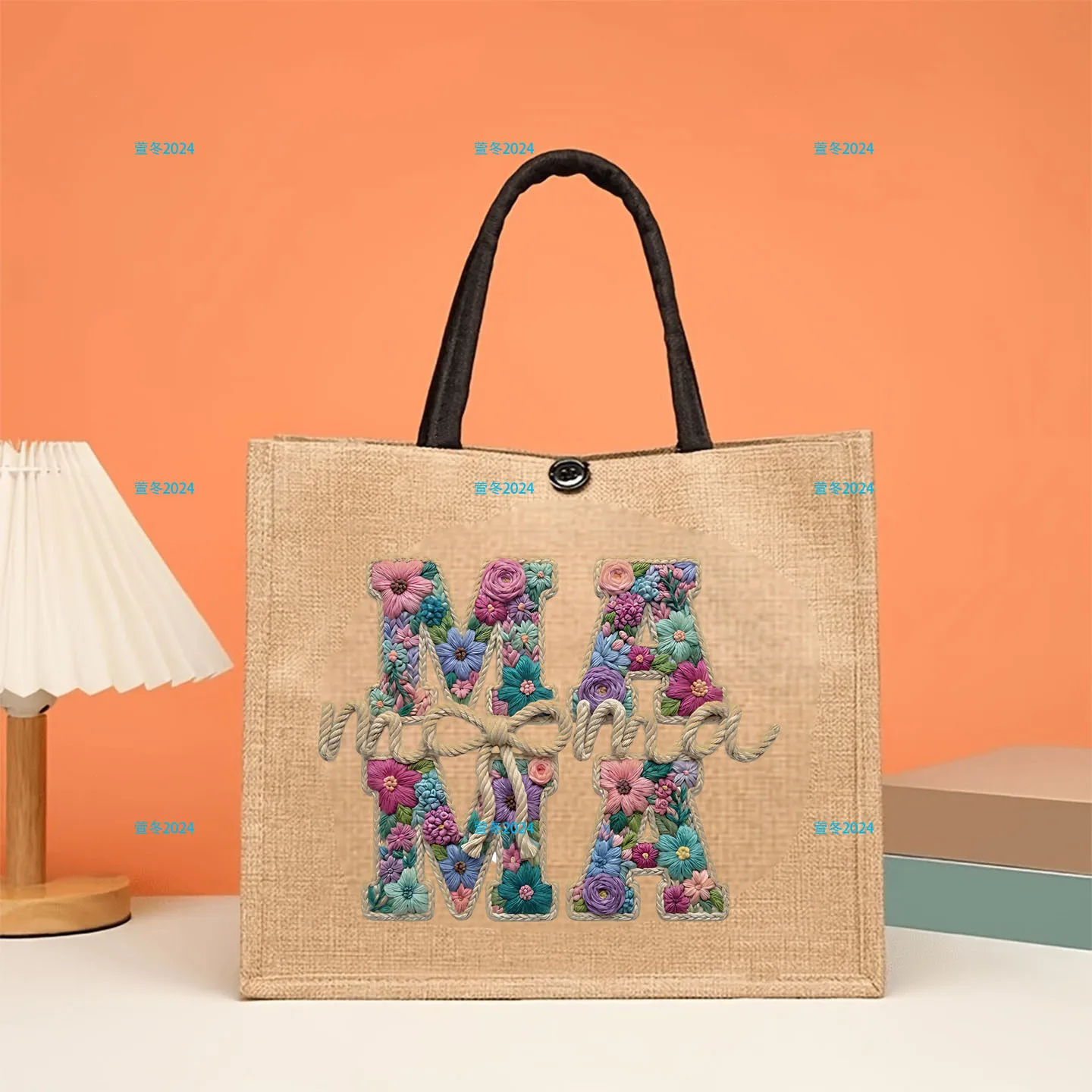 Hot-selling Temperament Versatile Mother's Day Linen Bag, Working Mother Commuting Tote Bags, Light Luxury and Simpl Tote Bags