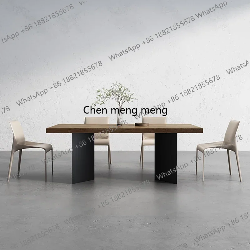 Hot sales Nordic High Quality Restaurant Table Modern Light Luxury Adult Aesthetics Designer Dining Table Art Unusual Mesa Home