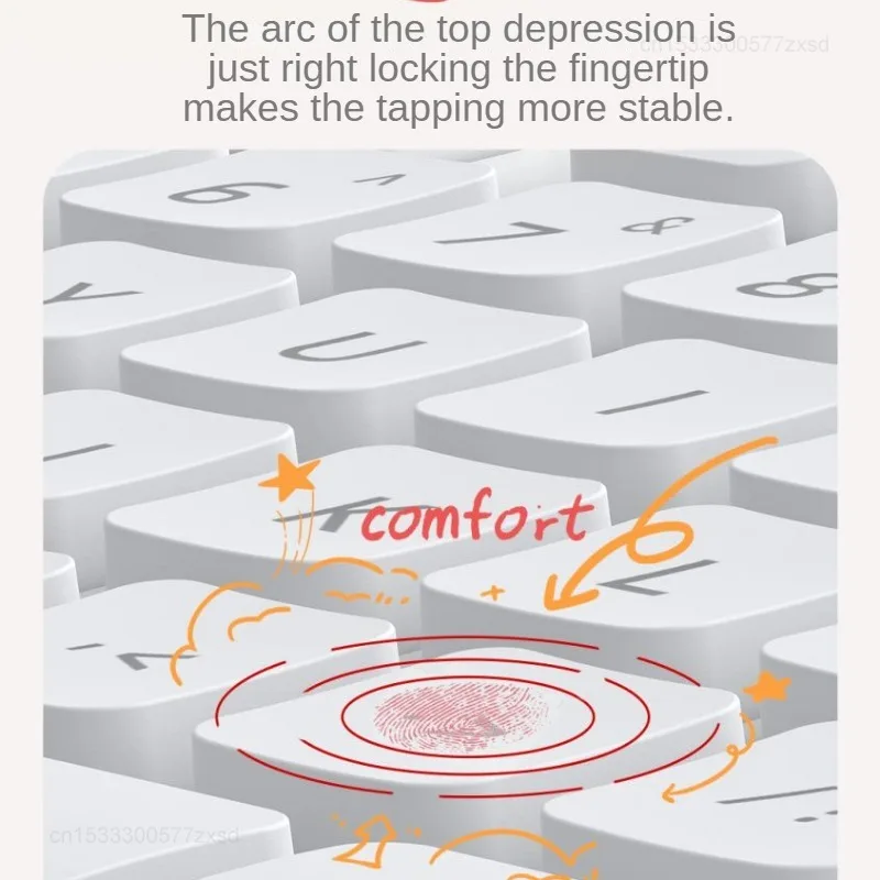 Youpin-مجموعة لوحة مفاتيح وماوس لاسلكية ، محمولة ، صامتة ، شاملة ، للمكتب ، الكمبيوتر ، المنزل ، الاتصال العام ، الحجم الكامل ، g