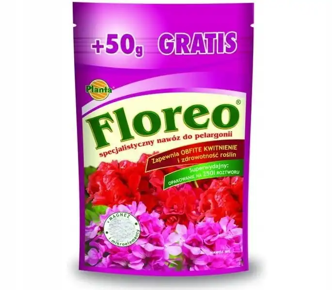 Fertilizante para geranios Floreo, acondicionador cristalino multicomponente, 250 g