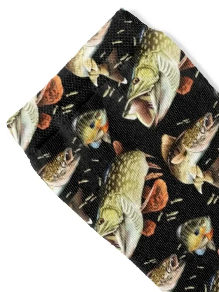 Mary Tracy - Walleye, Pike and Bluegill Socks halloween man Men's Socks Luxury Women's