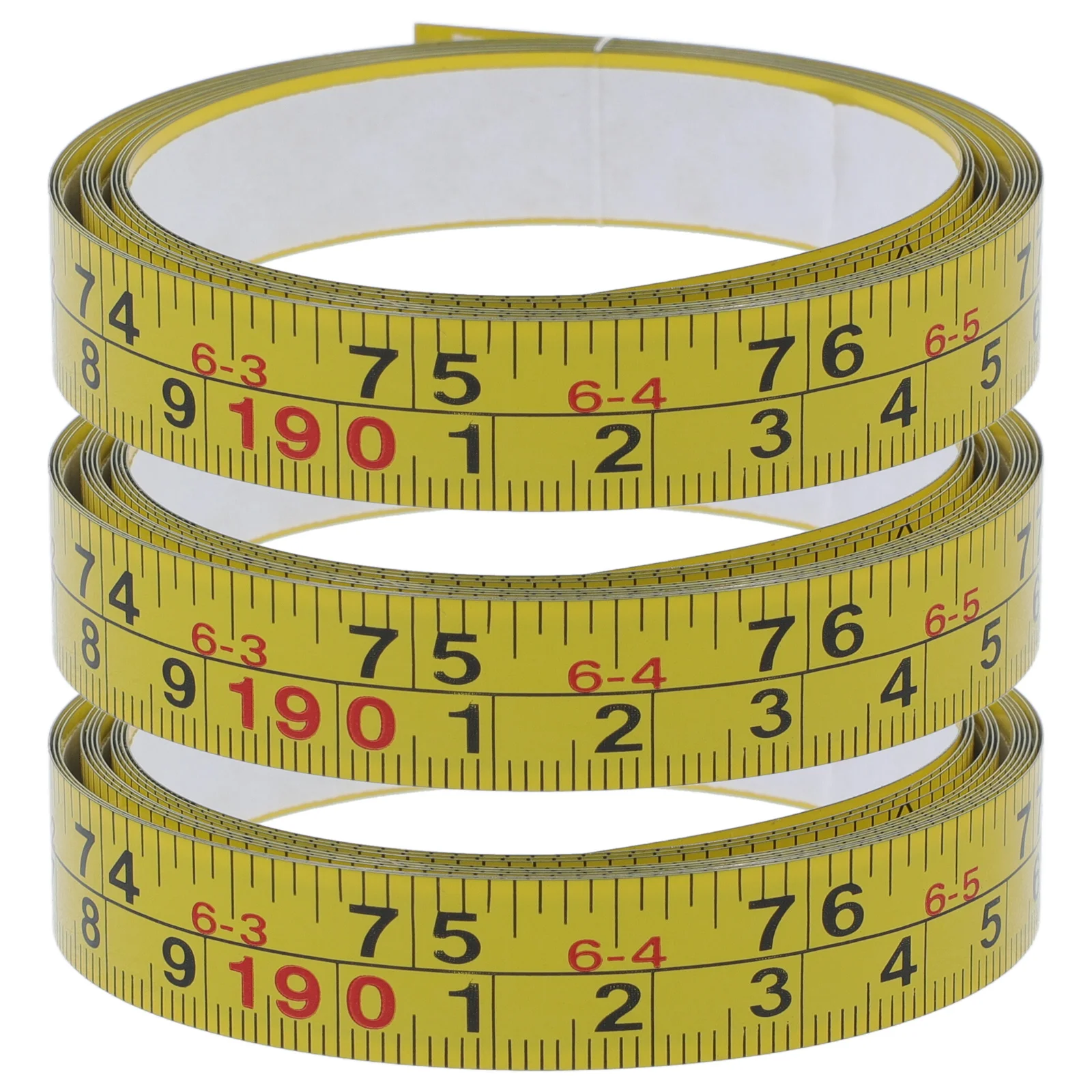 Self-Adhesive Measuring Tape Yellow 30Cm Metric Ruler For Woodworking Drafting Table Stick On Tool Instrument