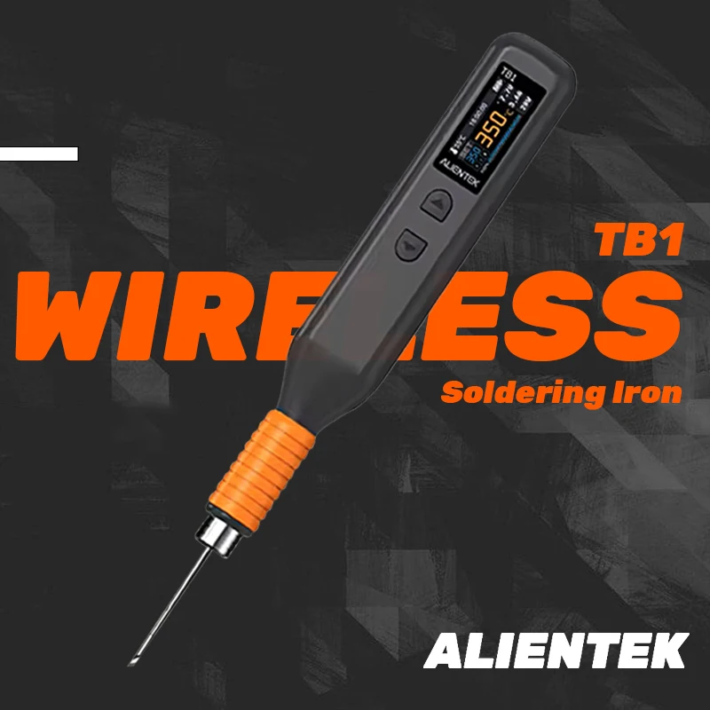 ALIENTEK TB1 Wireless Charging Soldering Iron Pen Shaped Portable, 80-450 ℃ Mobile Lithium Battery Soldering Iron Tool