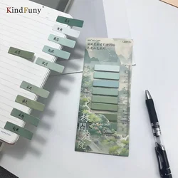 KindFuny 1200PCS Sticky Notes Offices Accessories Morandi Color Index Posted It Stickers Stationery Journaling Supplies Writable
