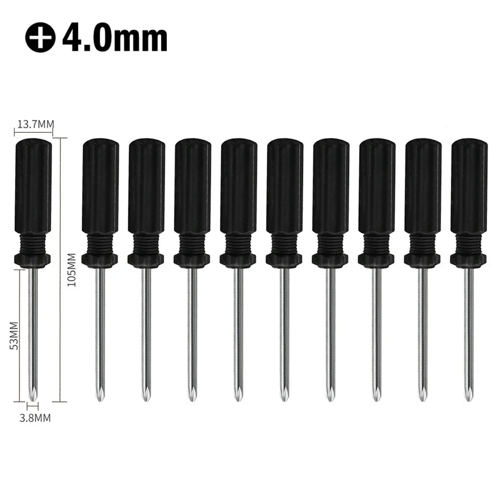 

10pcs Small Screwdriver Repair Tool Set 4 13Inch Length Cross and Slotted Screwdrivers for Small Item Disassembly