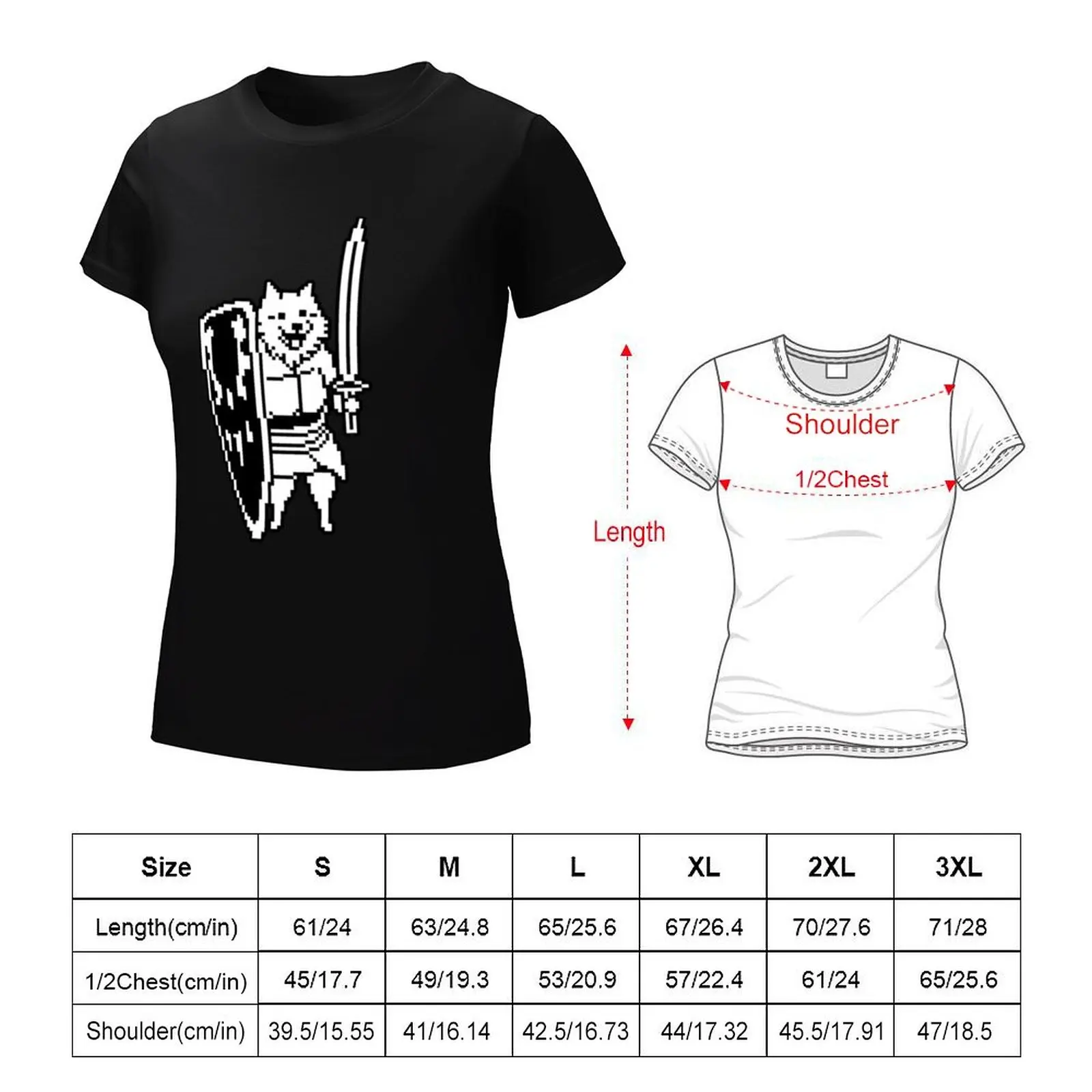 Lesser Dog - Undertale T-Shirt summer top plus size tops shirts graphic tees lady clothes cotton t shirts Women