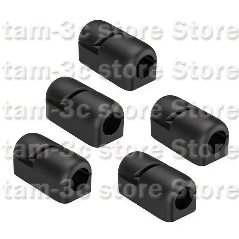 D0UA 5pcs منظمي حامل الأسلاك حامل الكابلات في الهواء الطلق مقطع سلك سلك