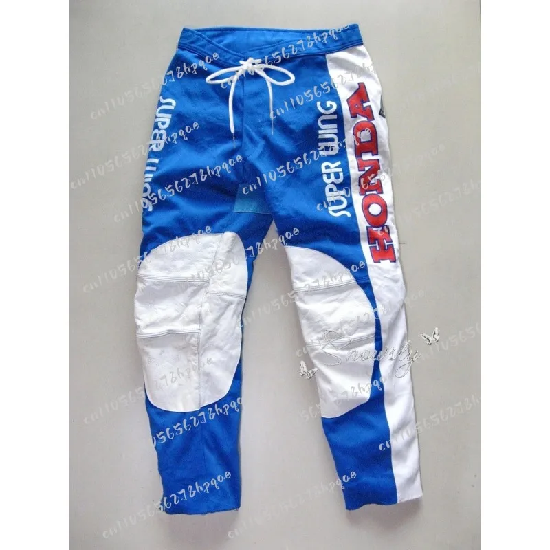 

2025-26 Honda Blue Series Hot Selling Men's Sports Pants Off Road Bicycle Racing Speed Drying Pants Motorcycle Outdoor Pants