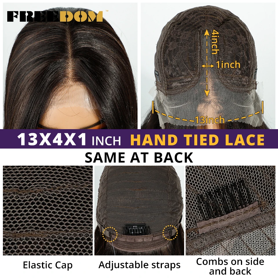 الاصطناعية الدانتيل شعر مستعار أمامي 26 بوصة مستقيم الطبقات شعر مستعار الدانتيل مع الانفجارات أومبير براون شقراء الباروكات للنساء تأثيري الدانتيل الباروكات #5