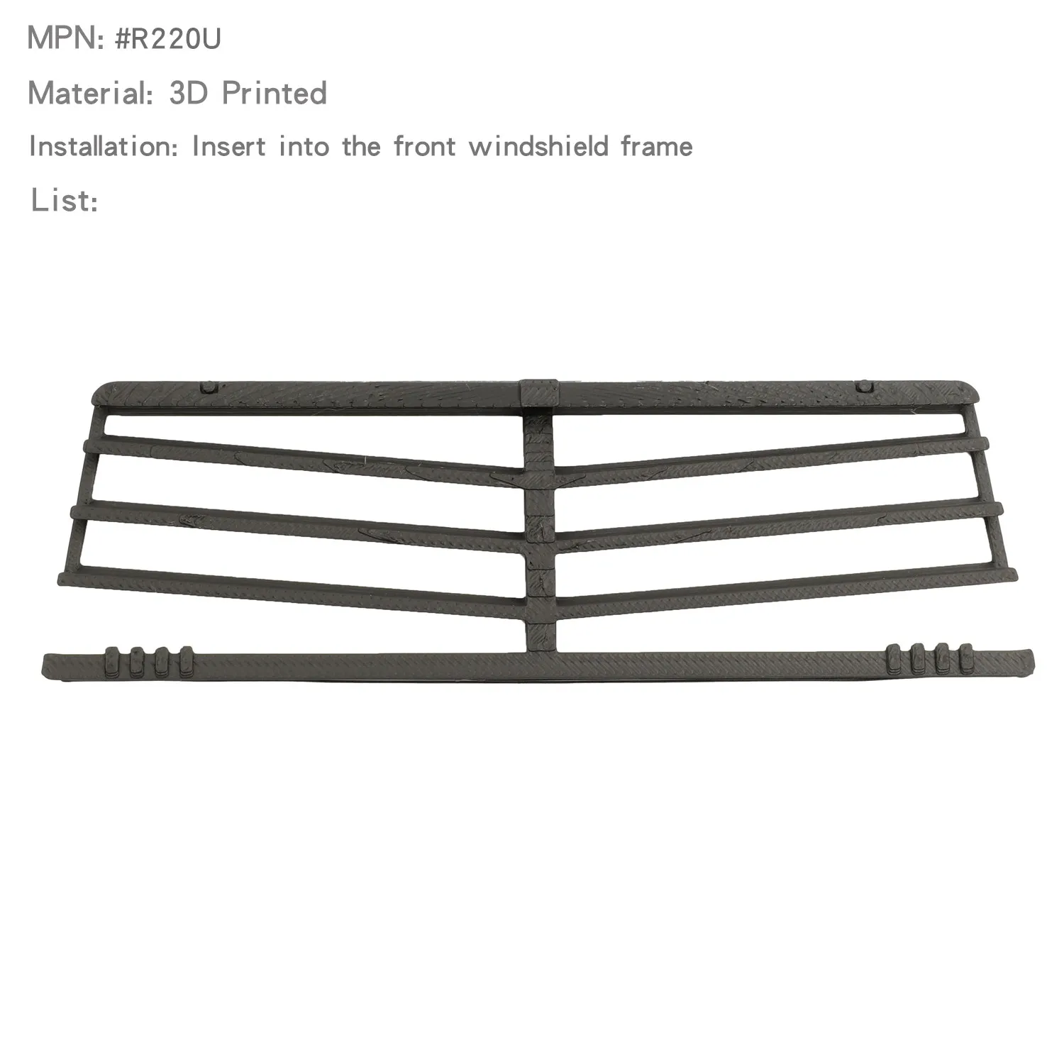1/12 H12Y Off-Road Crawler Modification Parts Front Windshield and Door Armor Grille Protection Toy Car Upgrade Accessories