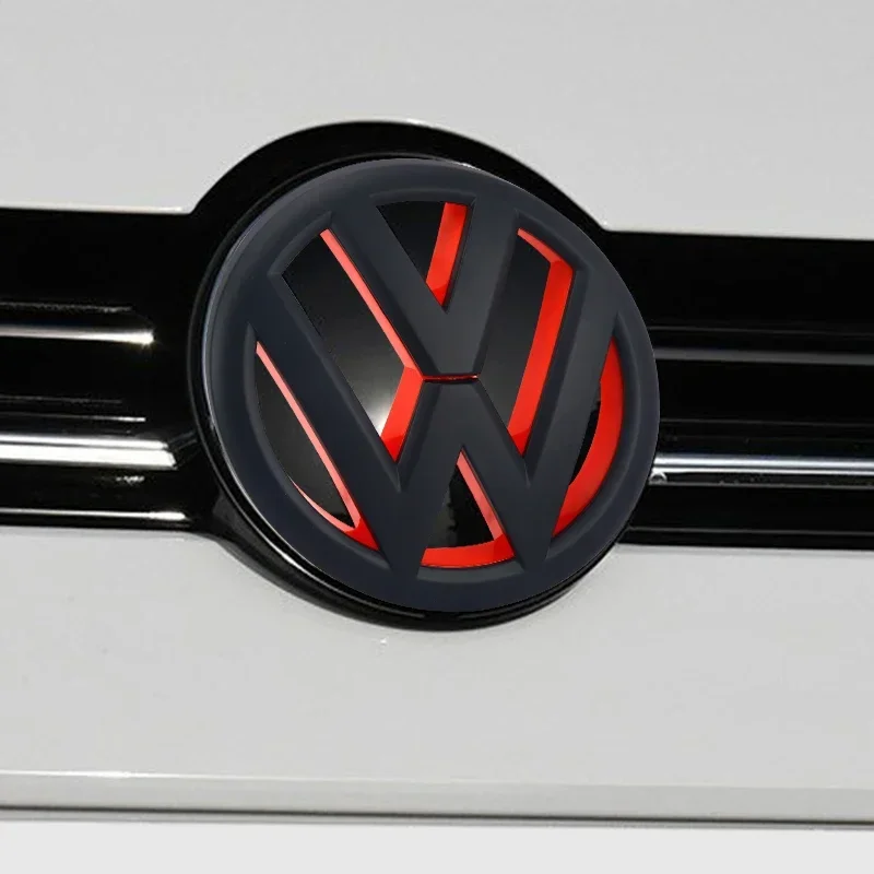 Car Front Grill Badges Rear Trunk Emblem Lid Covers Logo Sticker For VW Volkswagen Golf 6 golf6 MK6 GTI