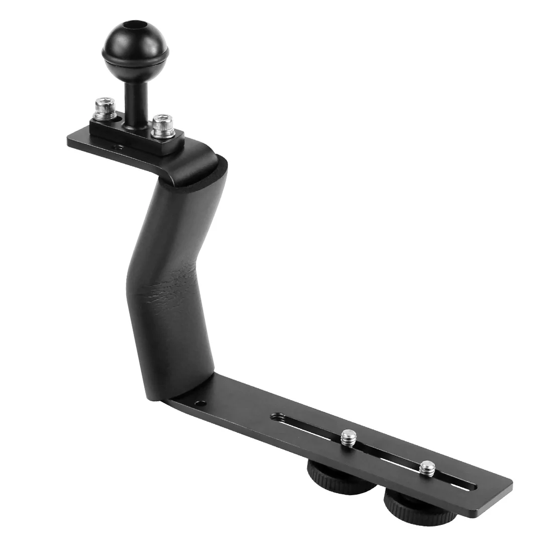 Tauchhalterung aus Aluminiumlegierung, Z-Typ, Einzelgriff mit Basisadapter für Gopro Unterwasserkamera, Fotogehäuse, Taschenlampe – Detail 17