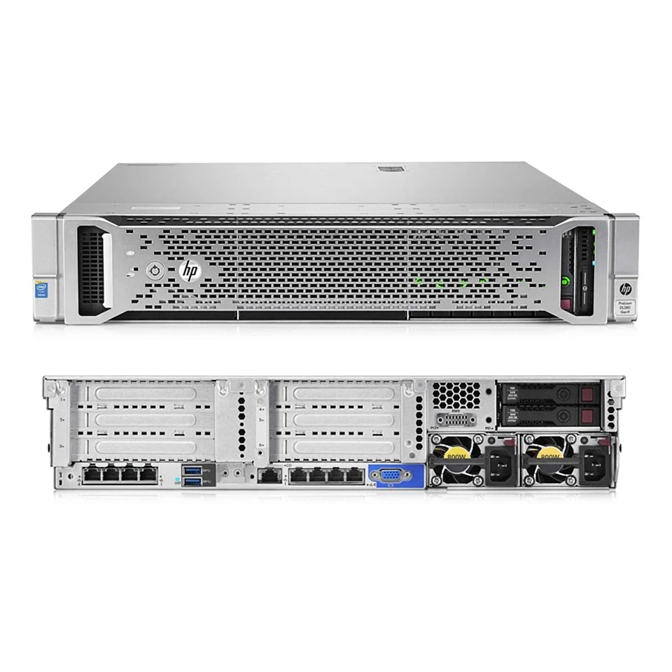 Venda quente hpe prolíant dl380 gen10 ssd hdd 96g ram rack servidor