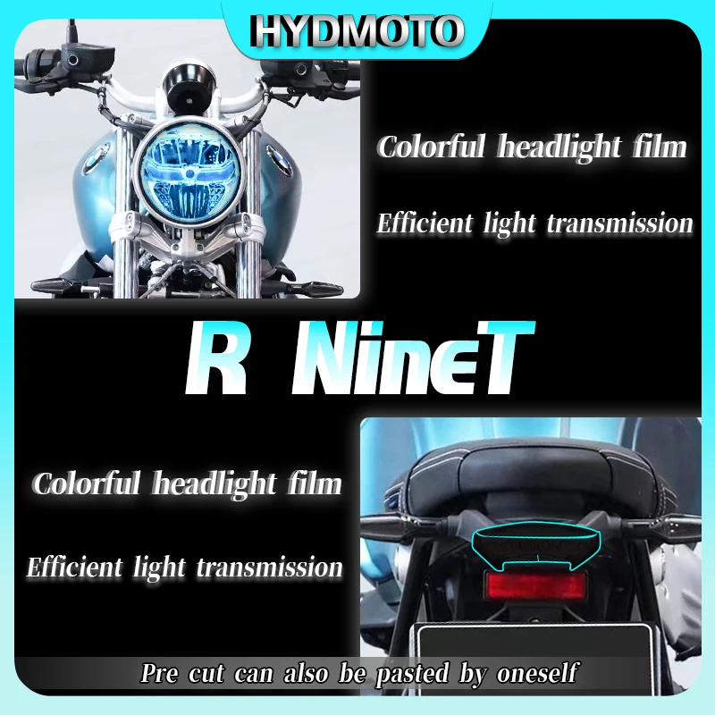 For BMW R NineT accessories headlight film instrument protection film tail light film decorative car stickers modification parts