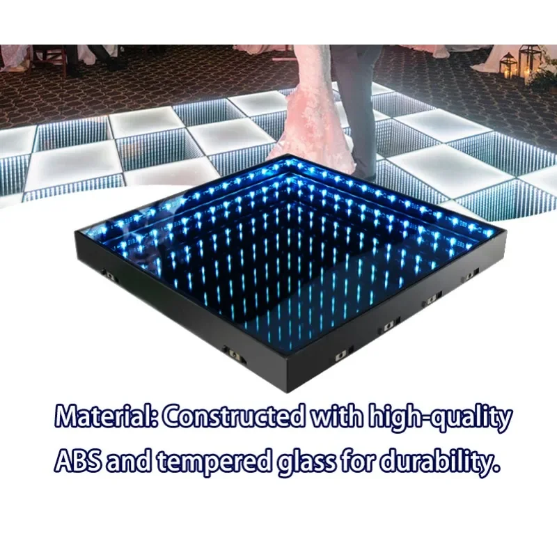 Imagem -03 - Ímã sem Fio do Espelho 3d Led Dancing Floor Configuração Rápida 2ft