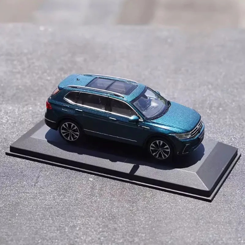 Original Diecast Alloy 1/43 VW New TIGUAN L 2022 SUV Car Model Adult Classic Collection Static Display Boy Toys