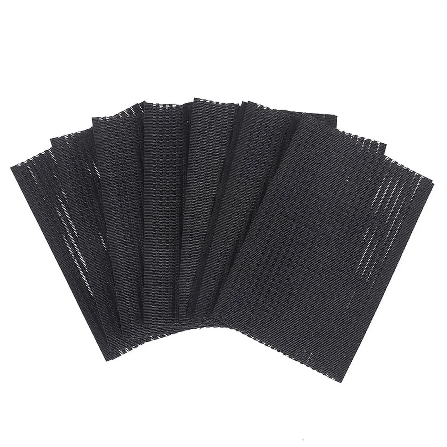 

ARLANY 2PCS Black Magic Bang Hair Styling Tool Square Hair Holders Plastic Paste Posts Beauty Salon Supplies Hair Extensions