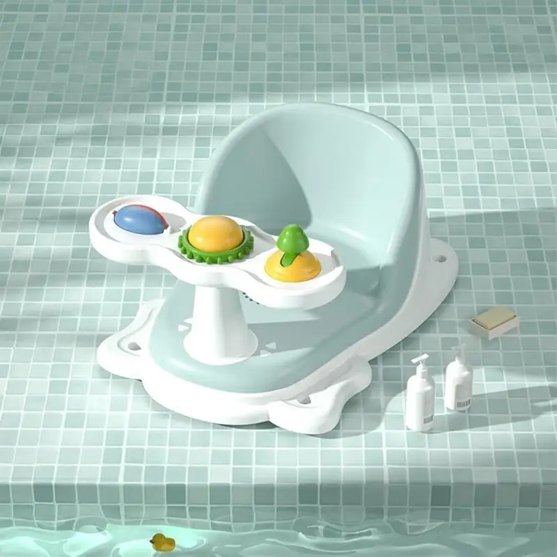 مقاعد حوض الاستحمام سهلة الإزالة من كورب، مقاعد حوض استحمام الرضع، مقاعد حمام الطفل للاستحمام أثناء الجلوس، توفر دعمًا لمسند