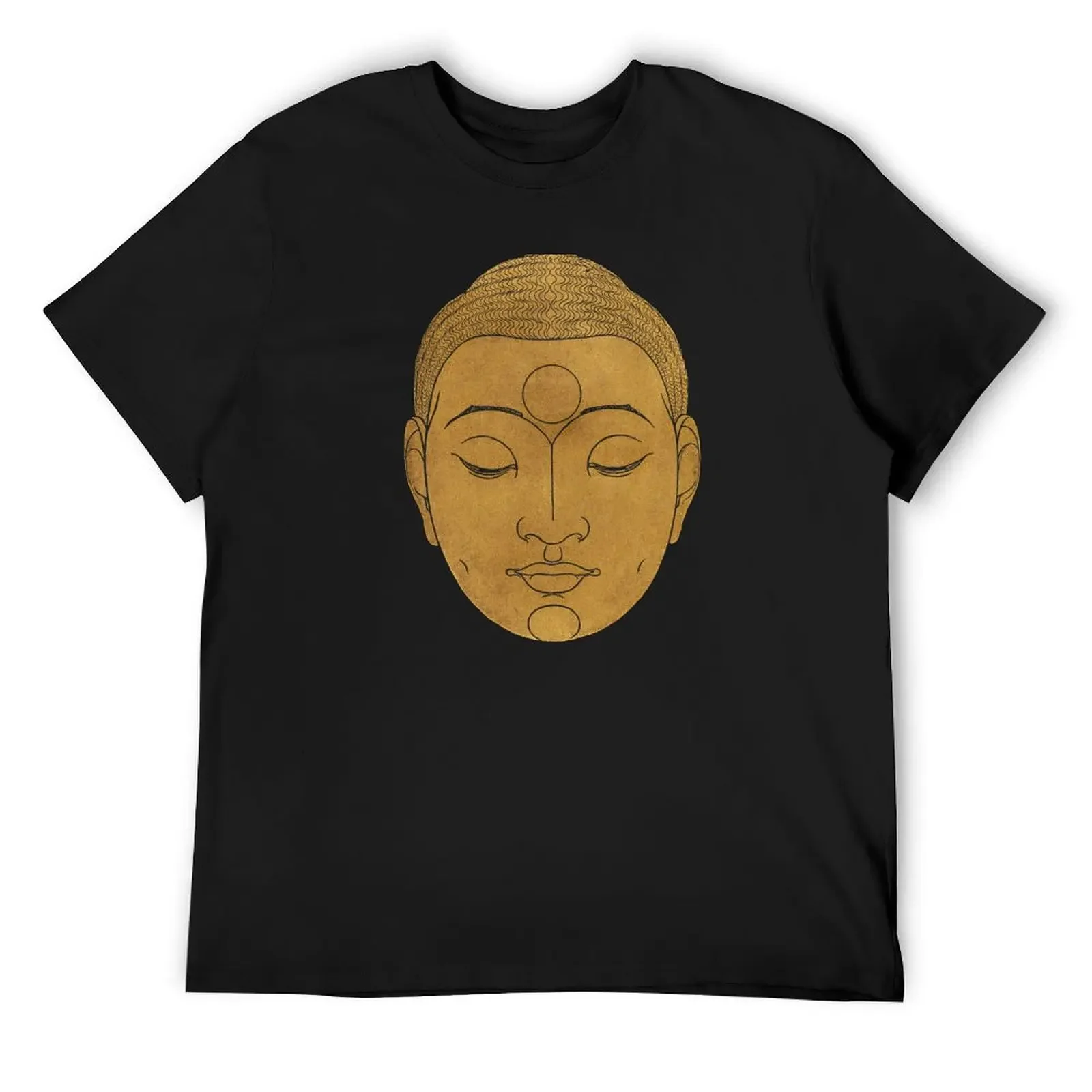 head of buddha T-Shirt summer tops for a boy graphic t shirt vintage black t-shirts for men