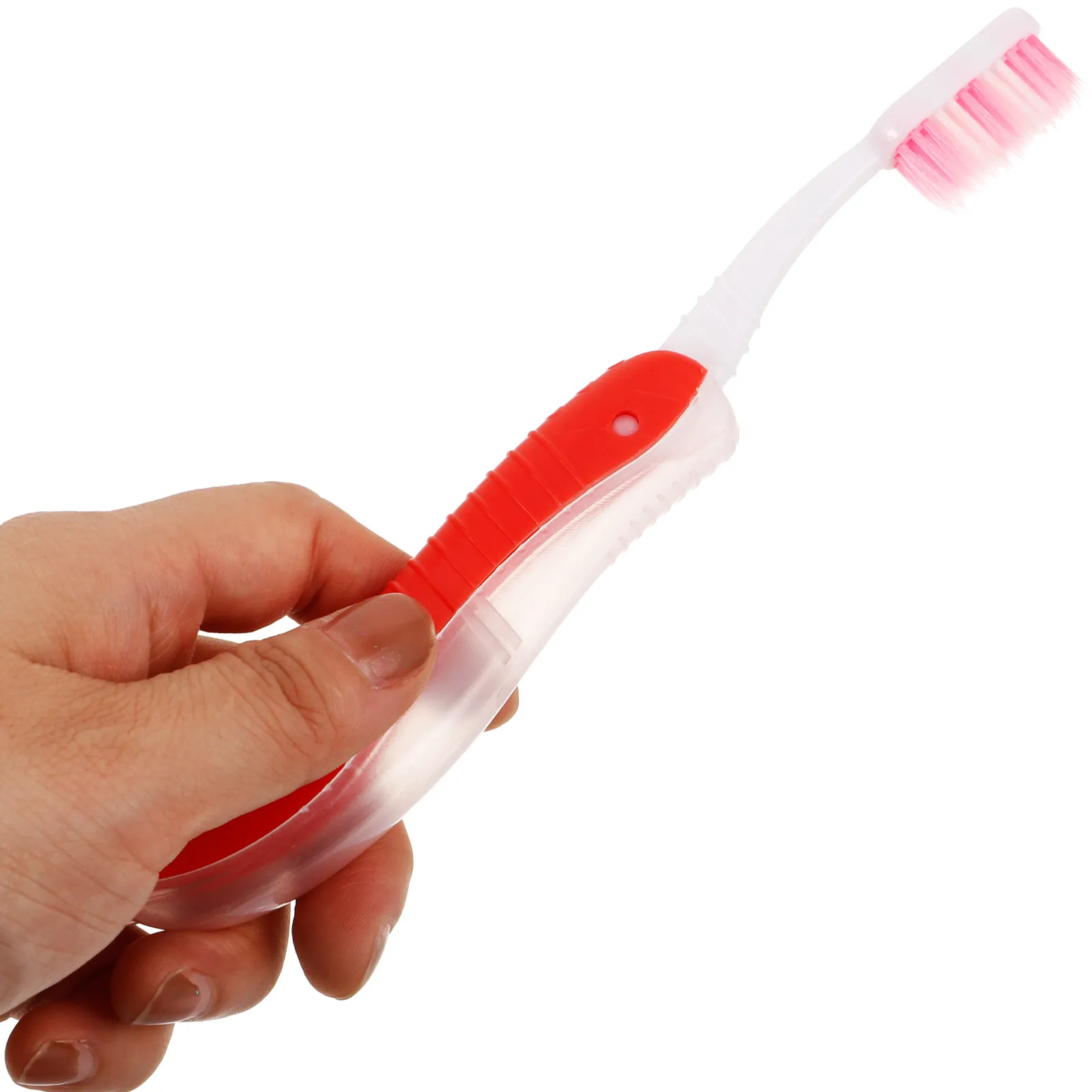 6Pcs Foldable Travel Toothbrushes Portable Soft Bristles Folding Teeth Brush Camping Household Oral Cleaning Travel Toothbrush