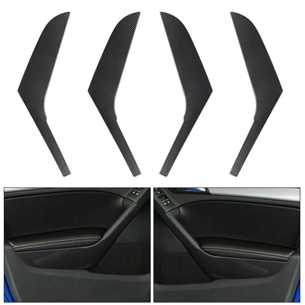 Car Interior Door Black Left Right Handle Cover Trim for VW Golf 6 MK6 2009 2010 2011 2012 2013 5K4868039A 5K4868040A