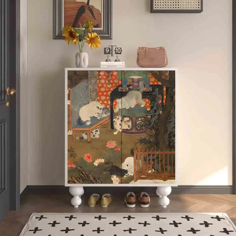 Asian Style Nordic Shoe Cabinet Modern White Hallway Storage Shoe Cabinet Living Room Luxury Schuhschrank Furniture For Home