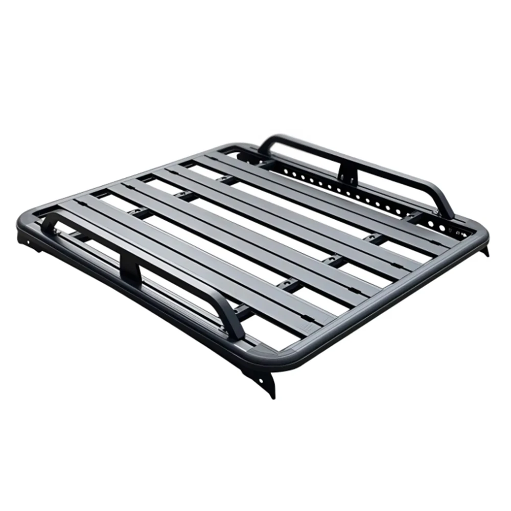 

Polar Bear Car Modification Store Heavy-Duty Aluminum Alloy Roof Rack Cage with Roof Rail for Ranger Vehicle